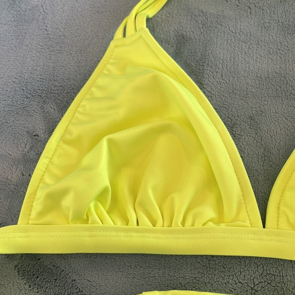 NWT Ujena Neon yellow bikini top - Picture 2 of 4